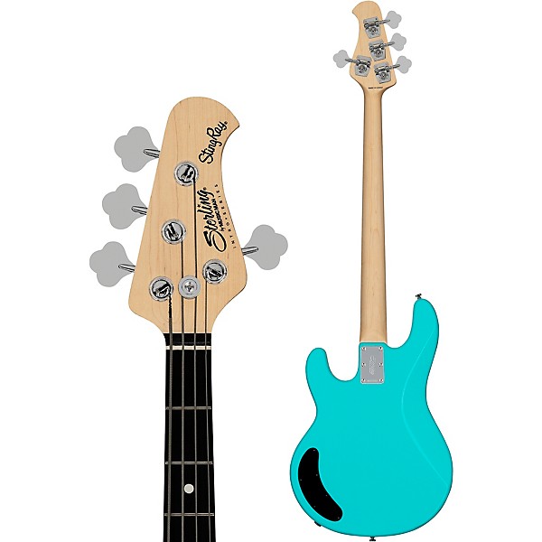 Sterling by Music Man Intro Series StingRay RAY2 Bass Guitar Electric Blue