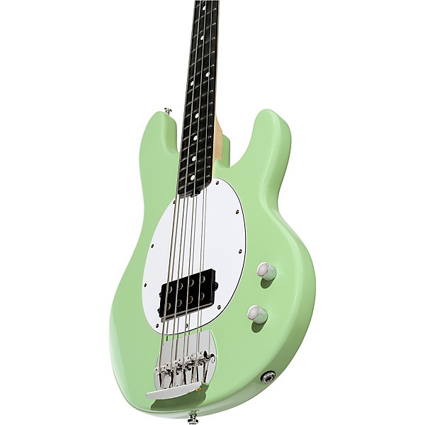 Sterling by Music Man Intro Series StingRay RAY2 Bass Guitar Misty Green