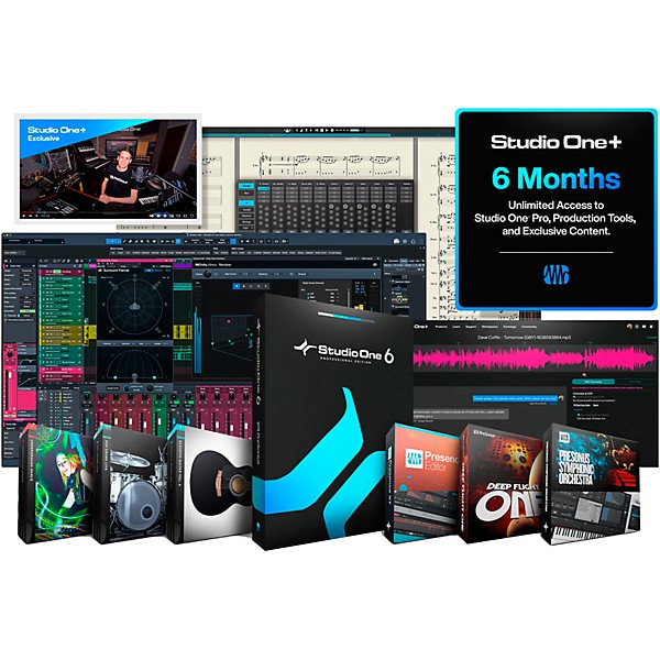 PreSonus Studio One+ 6 Month Subscription