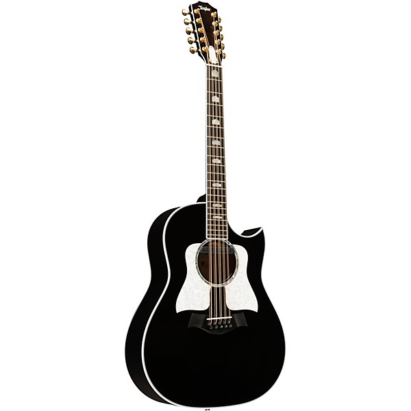 Taylor 657ce 10-String Grand Pacific Acoustic-Electric Bajo Quinto Black