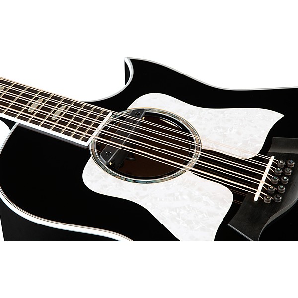 Taylor 657ce 10-String Grand Pacific Acoustic-Electric Bajo Quinto Black