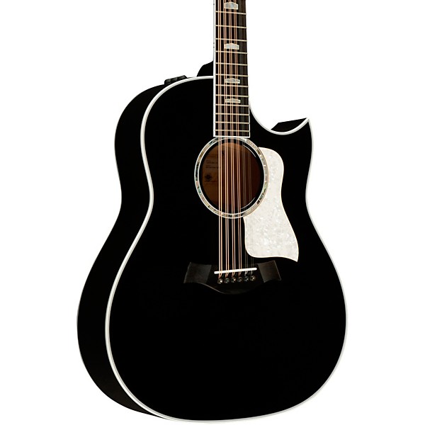 Taylor 657ce Doce Doble 12-String Grand Pacific Acoustic-Electric Guitar Black