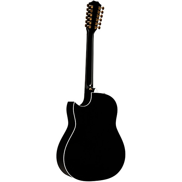 Taylor 657ce Doce Doble 12-String Grand Pacific Acoustic-Electric Guitar Black