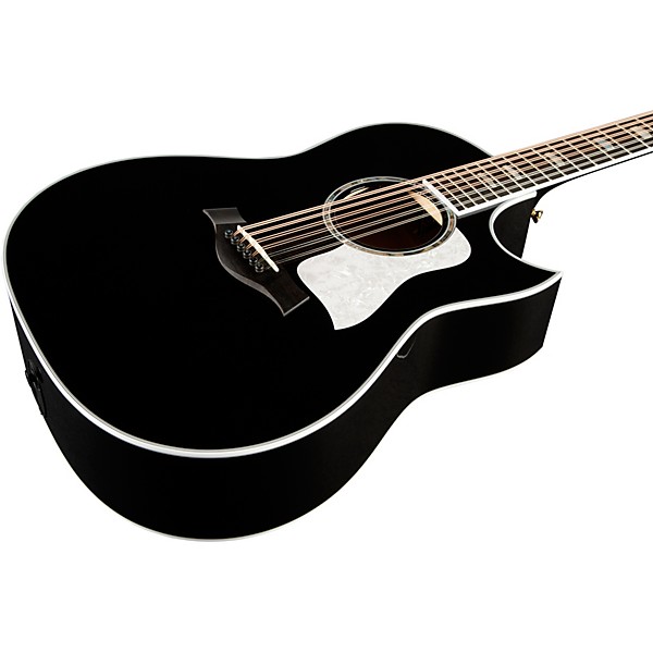 Taylor 657ce Doce Doble 12-String Grand Pacific Acoustic-Electric Guitar Black