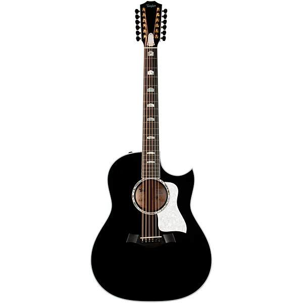 Taylor 657ce Doce Doble 12-String Grand Pacific Acoustic-Electric Guitar Black