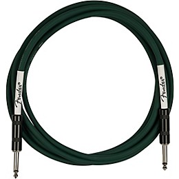 Fender Original Series Straight to Straight Instrument Cable, 2-Pack 10 ft. Sherwood Green
