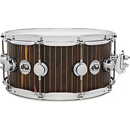 DW DW Collectors Series 333 Maple Snare Drum 14 x 6.5 in. Brass Pinstripe Ziricote