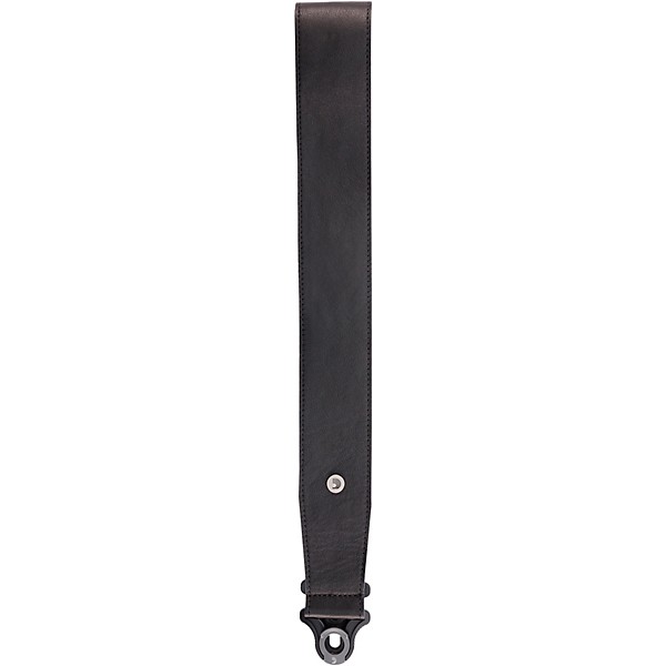 D'Addario Comfort Leather Auto Lock Guitar Strap Black 2.5 in.