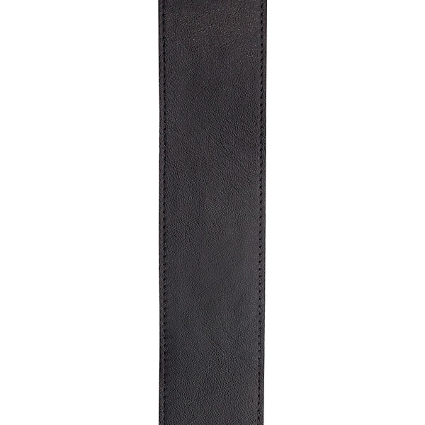 D'Addario Comfort Leather Auto Lock Guitar Strap Black 2.5 in.