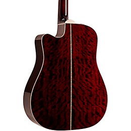 Takamine JJ325SRC 12-String John Jorgenson Signature Dreadnought Acoustic-Electric Guitar Red Satin