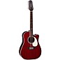 Takamine JJ325SRC 12-String John Jorgenson Signature Dreadnought Acoustic-Electric Guitar Red Satin