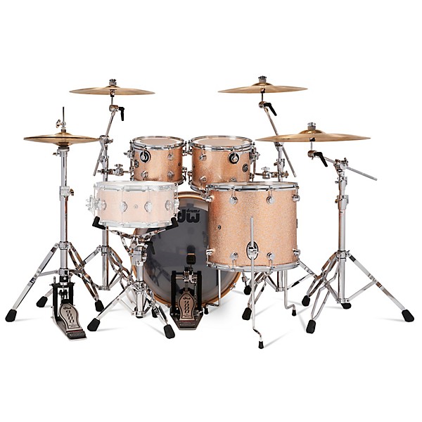 DW 4-Piece Performance Series Shell Pack with 22 in. Bass Drum Bermuda Sparkle