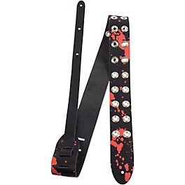 Perri's Direct to Leather Blood Grommets Guitar Strap 2 in.