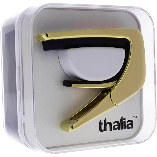 Thalia Deluxe Series Gold Guitar Capo Moon Phases on Pearl