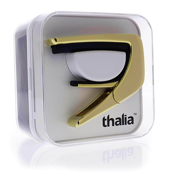 Thalia Deluxe Series Gold Guitar Capo Flamed Maple Waves