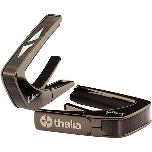 Thalia x Gibson Guitar Black Chrome Capo Split Diamond RSW