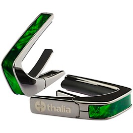 Thalia Exotic Series Black Chrome Guitar Capo Tennessee Whi... Thalia Exotic Series Black Chrome Guitar Capo Green Angel Wing