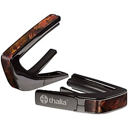 Thalia Exotic Series Black Chrome Guitar Capo Tennessee Whiskey Wing