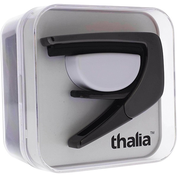 Thalia Exotic Series Black Chrome Guitar Capo Santos Rosewood