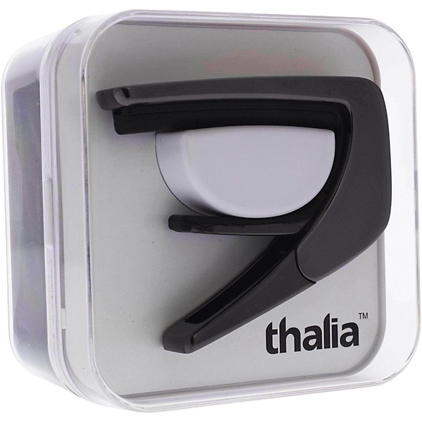 Open Box Thalia Exotic Series Black Chrome Guitar Capo Level 1 Sapele