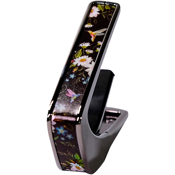 Thalia Deluxe Series Black Chrome Guitar Capo Hummingbird