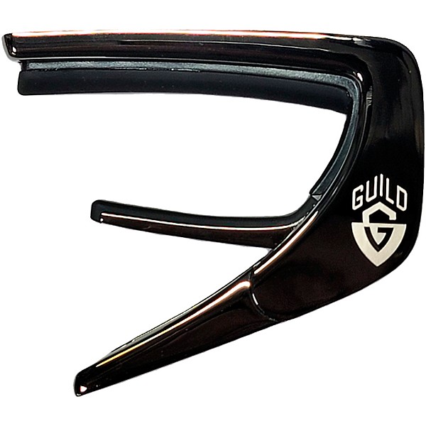 Thalia x Guild Guitar Black Chrome Capo G-Shield on Koa