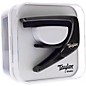 Thalia x Taylor Guitar Black Chrome Capo White Pearl W/ Black Logo