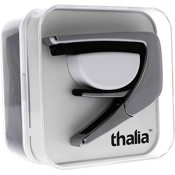 Thalia Exotic Series Chrome Guitar Capo Ebony Inked