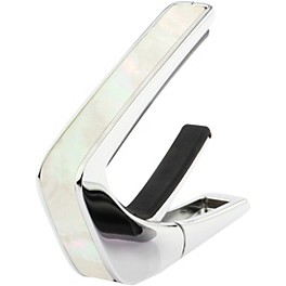 Thalia Exotic Series Chrome Guitar Capo Tennessee Whiskey Wing Thalia Exotic Series Chrome Guitar Capo Mother of Pearl