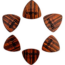 Thalia 346 Shape Rosewood Picks 1.0 mm 6 Pack Thalia 346 Shape Rosewood Picks 1.0 mm 6 Pack