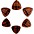 Thalia 346 Shape Rosewood Picks 1.0 mm 6 Pack Thalia 346 Shape Rosewood Picks 1.0 mm 6 Pack