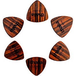 Thalia 346 Shape Rosewood Picks 1.0 mm 6 Pack Thalia 346 Shape Rosewood Picks 1.5 mm 6 Pack