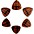 Thalia 346 Shape Rosewood Picks 1.0 mm 6 Pack Thalia 346 Shape Rosewood Picks 1.5 mm 6 Pack