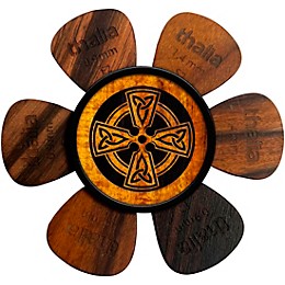 Thalia Pick Puck Pick Holder Hawaiian Koa Celtic Cross