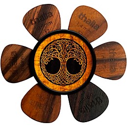 Thalia Pick Puck Pick Holder Tree of Life Hawaiian Koa