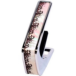 Thalia Deluxe Series Chrome Guitar Capo White Pearl Waves Thalia Deluxe Series Chrome Guitar Capo White Pearl Waves