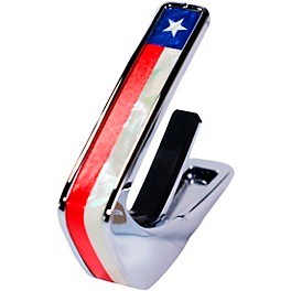 Thalia Deluxe Series Chrome Guitar Capo White Pearl Waves Thalia Deluxe Series Chrome Guitar Capo Texas Lone Star