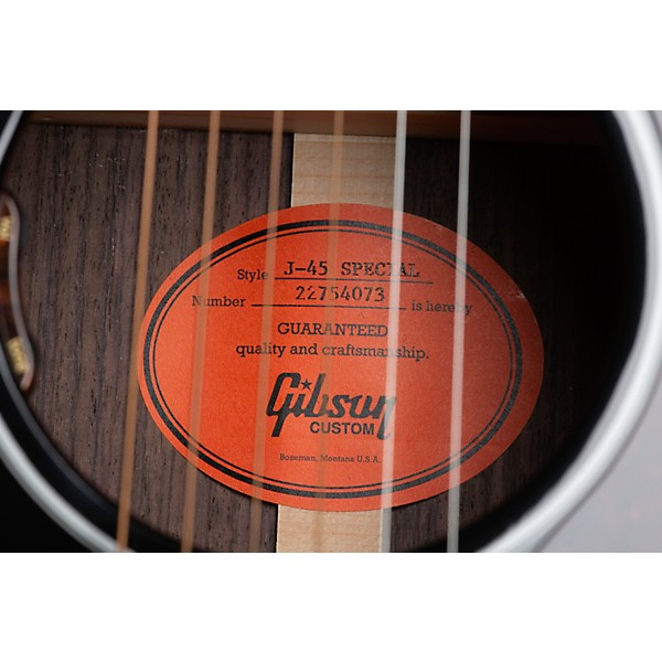 Gibson J-45 Standard Rosewood Limited-Edition Acoustic-Electric Guitar Blacktop