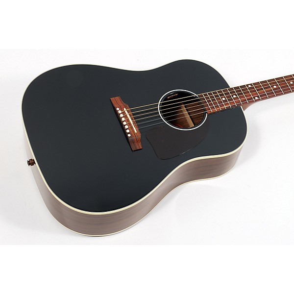 Open Box Gibson J-45 Standard Rosewood Limited-Edition Acoustic-Electric Guitar Level 3 Blacktop 197881488338