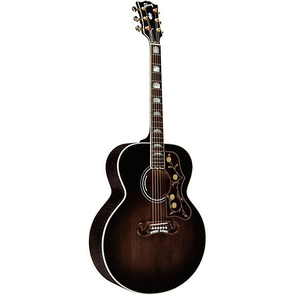 Gibson SJ-200 Standard 3A Flame Limited-Edition Acoustic-Electric Guitar Cobra Burst