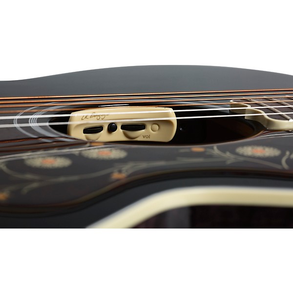 Gibson SJ-200 Standard 3A Flame Limited-Edition Acoustic-Electric Guitar Cobra Burst