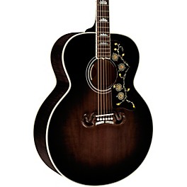 Gibson SJ-200 Standard 5A Flame Limited-Edition Acoustic-Electric Guitar Cobra Burst