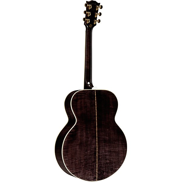 Gibson SJ-200 Standard 5A Flame Limited-Edition Acoustic-Electric Guitar Cobra Burst