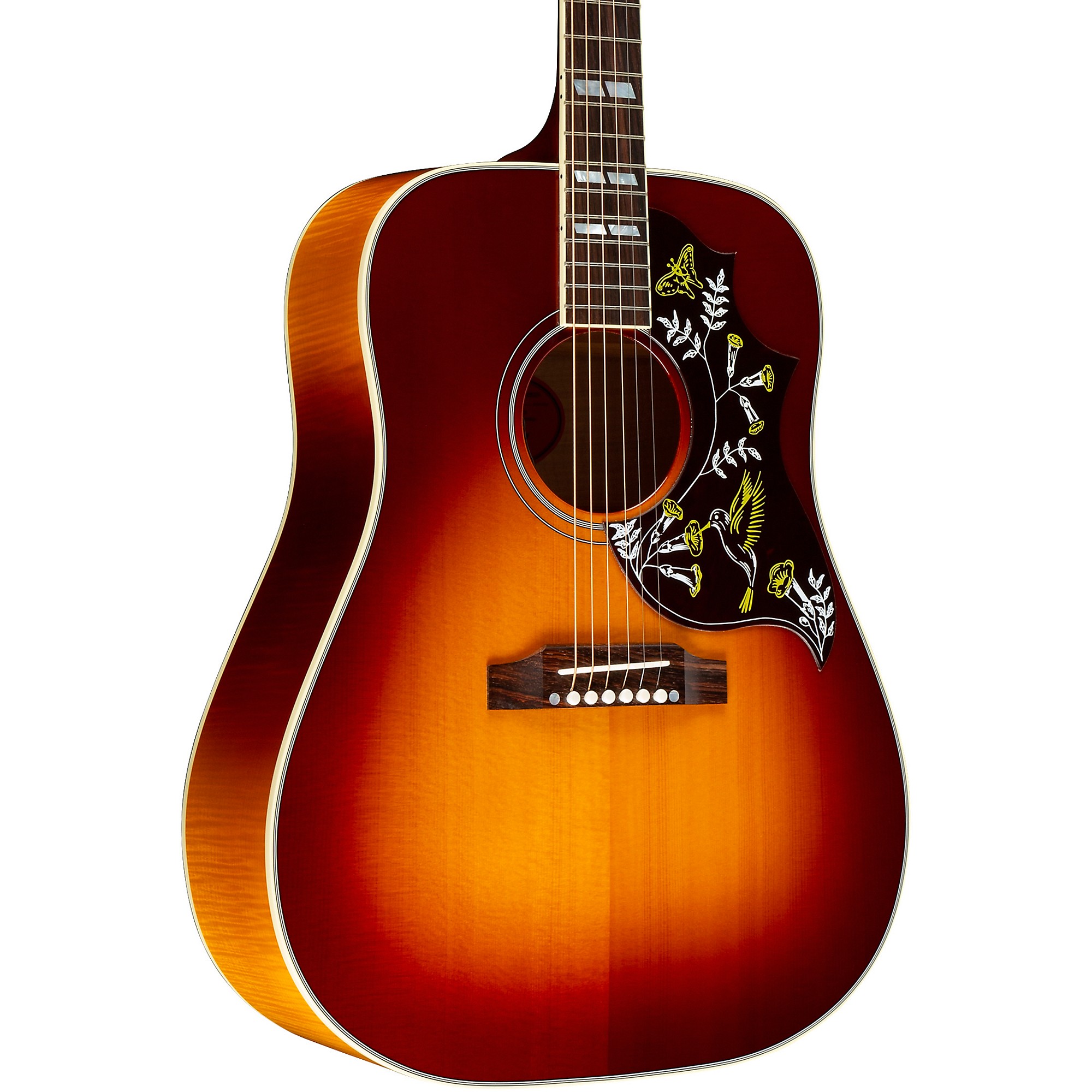 Platinum Gibson Hummingbird Standard 5A Flame Limited-Edition
