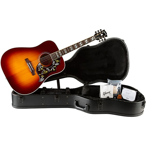 Gibson Hummingbird Standard 5A Flame Limited-Edition Acoustic-Electric Guitar Autumn Burst