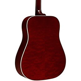 Gibson Hummingbird Standard 3A Quilt Limited-Edition Acoustic-Electric Guitar Wine Red