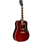 Gibson Hummingbird Standard 3A Quilt Limited-Edition Acoustic-Electric Guitar Wine Red