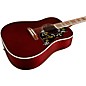 Gibson Hummingbird Standard 3A Quilt Limited-Edition Acoustic-Electric Guitar Wine Red