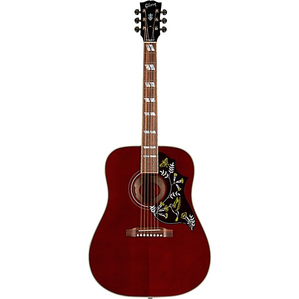 Gibson Hummingbird Standard 3A Quilt Limited-Edition Acoustic-Electric Guitar Wine Red