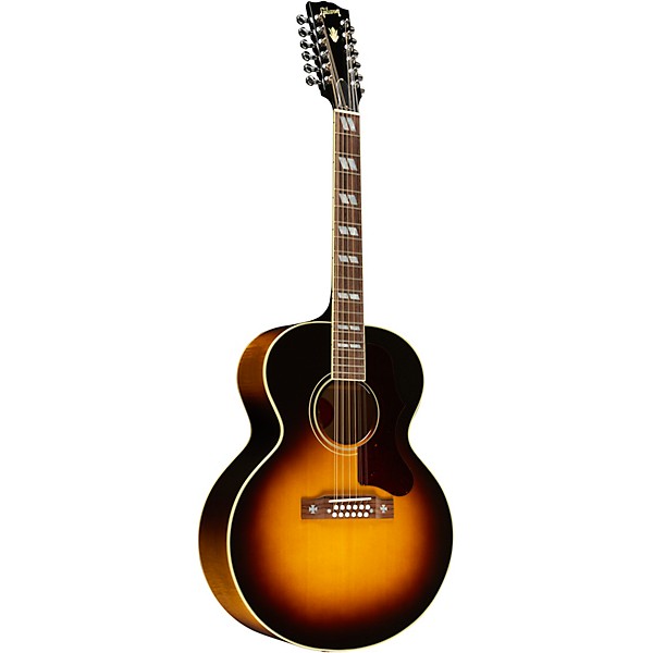 Gibson J-185 12-String Limited-Edition Acoustic-Electric Guitar Vintage Sunburst